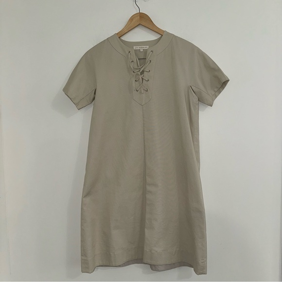 ANN MASHBURN Dresses & Skirts - Ann mashburn lace up shirt dress sz S #F2